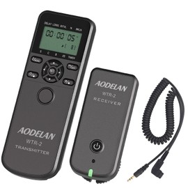 AODELAN Wireless Intervalometer Timer Remote Control, Long Exposure Shutter Release for Sony A99 A77II A77 A33 A55 A57 A100 A200 A500 A850; Replaces Sony RM-L1AM Cable