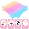 JMIATRY 4PCS Iridescent Acrylic Sheet 1/8 Thick Translucent Color Acrylic