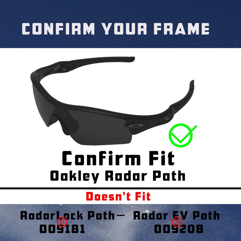 Predrox Metallic Bronze Mirror Radar Path Lenses & Rubber Kits