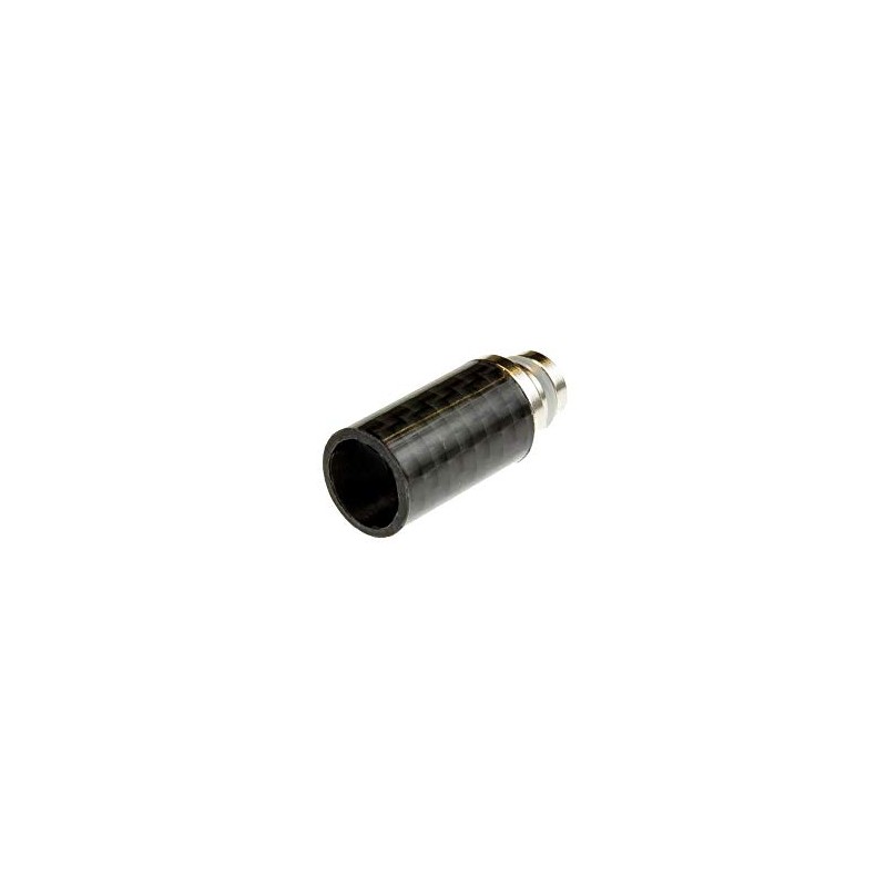 Armerah TCS12 510 Drip Tip eCig Mouthpiece Tall/Wide Carbon/Steel 3