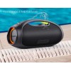 Bocina Aiwa Boombox AWS244BT AWS244BT portátil con bluetooth waterproof negra