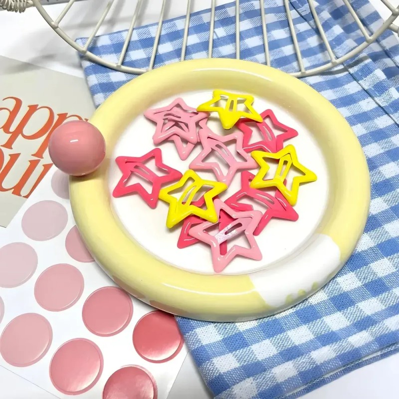 Prendedor Horquilla Para Niñas Con Forma De Estrella 30 Pzs