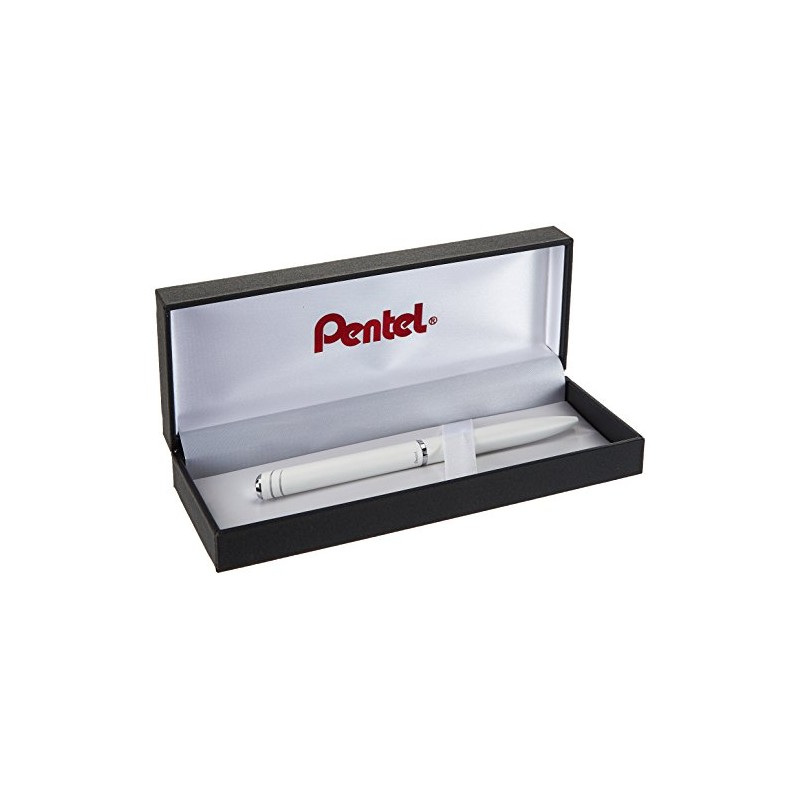 Pentel BL2007 EnerGel Philography Roller 0.7 mm Metal Barrel Pearl