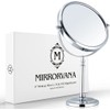 Mirrorvana Espejo de Mesa con Aumento 10X y Giro 360°