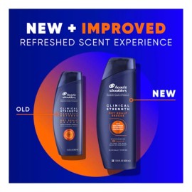 Shampoo Head & Shoulders Clinical strength en botella de 400mL por 1 unidad