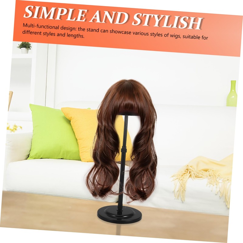 FOMIYES Elegant Hat Display Wig Display Rack for Store Simple