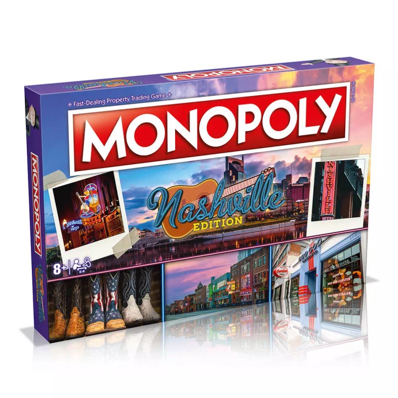 Top Trumps USA Nashville Edition Monopoly Board Game