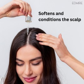 EDMIRE Organic Castor Oil for Hair Growth, 100% Pure Cold-Pressed Hexane Free Castor Oil for Lashes Growth, Face & Skin. Hair Thickening Natural Hair Oil for Beauty 200ml