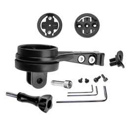Bicycle Computer Mount Bracket Compatible with Garmin/Mage ne C406 C206/G/G+/Bry ton/Wa hoo Bike GPS Computer with Go Pro Cameras Mount for 3T APTO Team Handlebar