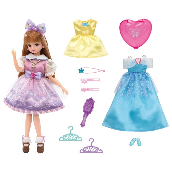 Takara Tomy LD-01 Licca-chan Doll Gift Set, Dress-Up, Doll, Pretend Play, Toy, Ages 3 and Up, Pass Toy Safety Standards, ST Mark Certified, Licca TAKARA TOMY