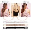 6Pcs Bra Strap Holder, Bra Strap Clips for Racerback, Full
