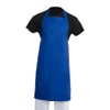 Whites Chef's Cook's Polycotton Long Bib Apron, Royal Blue, Professional