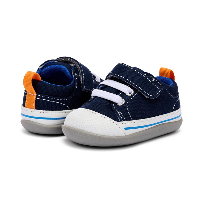 See Kai Run Stevie II INF Navy Canvas 4.5