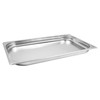 Acense Stainless Steel 1/1 Gastronorm Height 4cm - Capacity 4.5 Litre - Large Food Container Catering Tray –for Roasting, Gastro Trays and Catering Use.