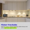 Feit Electric LED G8 Puck Light Bulb, 3000K Warm White,