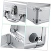 OSALADI Aluminum Alloy Briefcase for Makeup Tools Storage Strong Hard