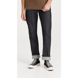 Naked & Famous Denim Men's True Guy Left Hand Twill Selvedge Jeans, Indigo, Blue, 33