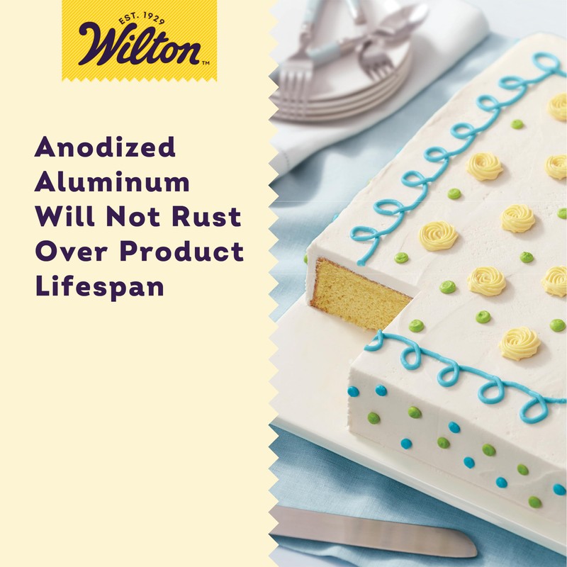 Wilton Performance Pans Aluminum Medium Sheet Cake Pan, 11 x