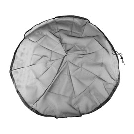 Bojueshaw Adjustable Rain Barrel Mesh Cover,95cm Mesh Protective Net with Drawstring for Water Tanks,Anti Mosquito Leaves Falling