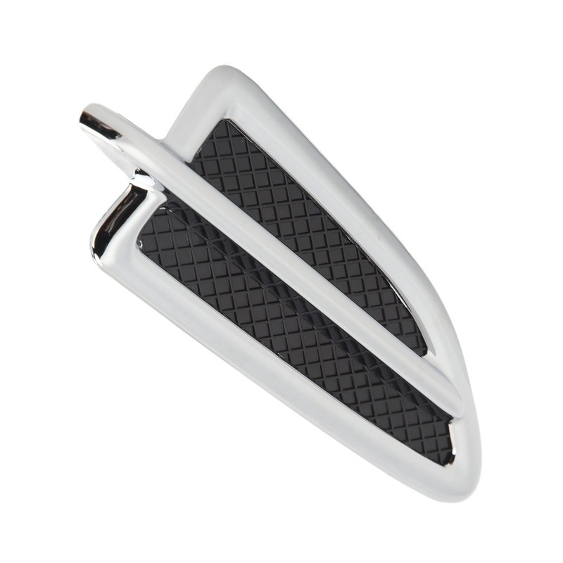 Front Mudguard Vent Molding Chrome Stylish Easy Installation Mud Flap