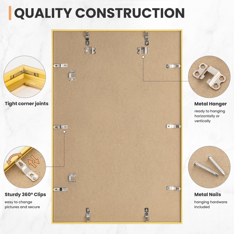 Fun Memories 18x24 Picture Frame Set of 3, Display Pictures