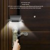 Topyond Motion Sensor Night Light, Keyhole Light with 4 LED