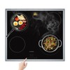 KITCHENRAKU KR Large Induction Cooktop Protector Mat, Translucent (Magnetic) Electric