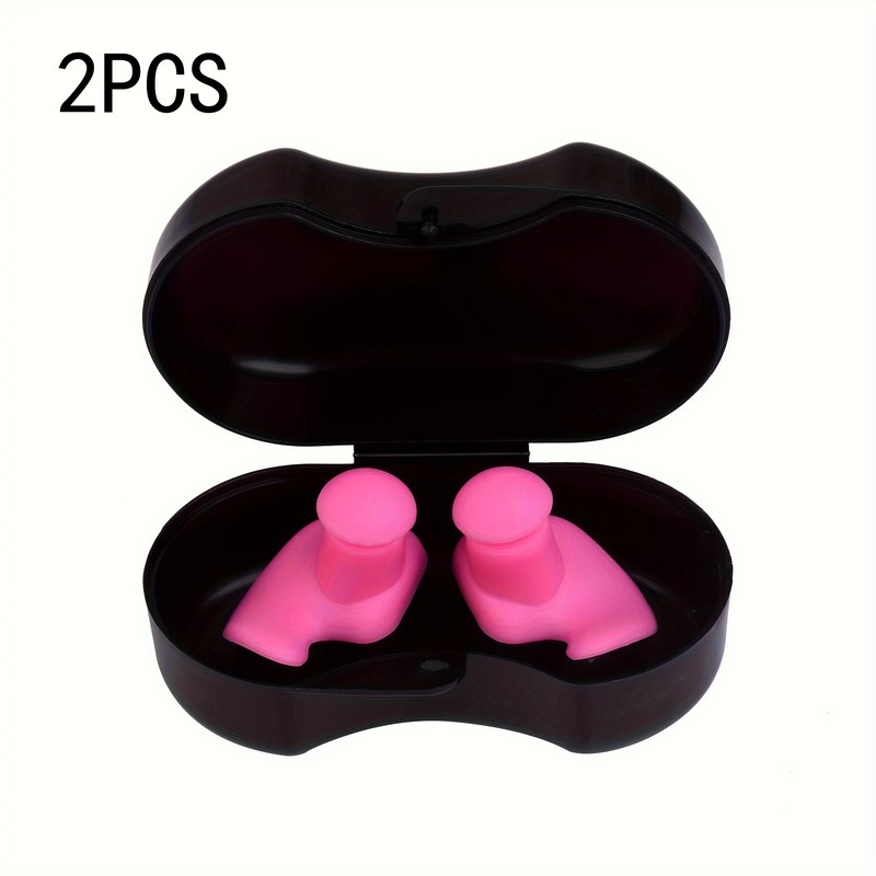 Reusable Silicone Swimming Earplugs for Water Sports – Waterproof Ear