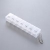 Pill Box 7 Days Transparent Organiser Box, Stylish Organiser Storage,