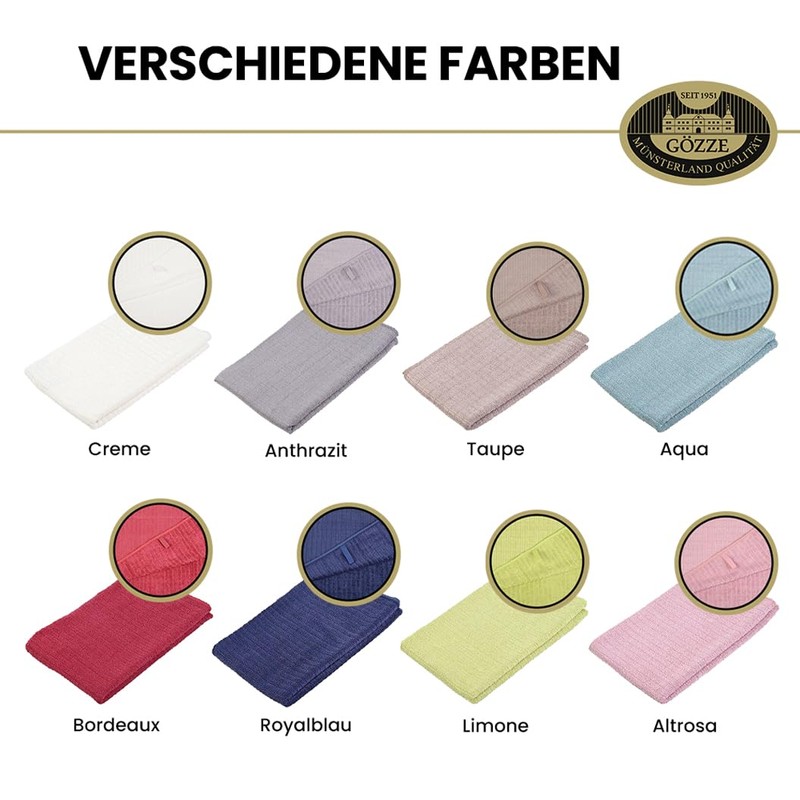 Gözze - Geschirrtuch-Set, 3-teilig, Mikrofaser-Poliertuch, 50 x 70 cm -