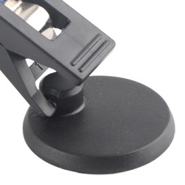 Car Windshield Ticket Holder Car Sun Visor Parking Permit Car Ticket Holder Sucker Clamp Parking Ticket Holder with Suction Cup (Black)