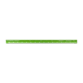 Alumicolor 3610-6 Aluminum Combination Pocket Scale, 6IN, Green