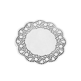Paper Doily with 250 Pieces Size: Overall Dia 8 5/8" x Dia Well 5 1/2"
