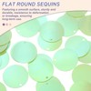 MECCANIXITY 100 Pcs Flat Round Sequins 25mm/1 Inch Loose Paillettes