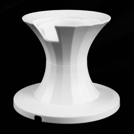 VOANZO Mini Speaker Table Stand, Round Wall Mount Compatible with HomePod Mini Smart Audio, Stylish White Design for Home Use