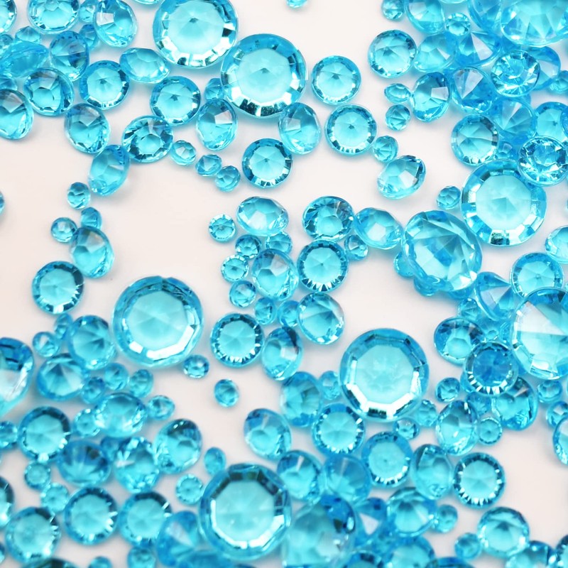 LEEWYOU Pack of 4000 Confetti Diamonds, Diamond Decoration, Acrylic Crystals