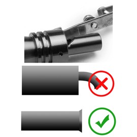 Premium Exhaust Sound Booster Whistle for Fake V8 Turbocharger Whistles in Car & Motorcycle Exhaust Muffler I Universal Turbo Whistle Sound Generator Tuning - Exhaust Pipe for Tailpipes (Black, M)