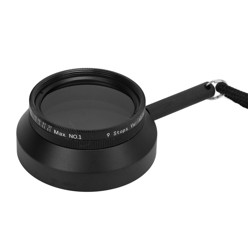 Viewing Filter Optical Glass 9 Gears Adjustable Photography Filters for