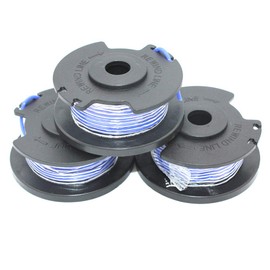 3PK Spool With Line For Ryobi Trimmer Edger P2002 RY24021 RY40200 P2003 RY24200 P2004 P2005 RY40021 P2006 P2200 P2006A P2000 Craftsman 315CR2000 Parts# 310917001 3110382AG 3110382g