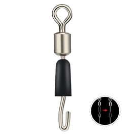 TFS Angling Quick change hook length swivel connector.10,20 or 30 Pack (20 Pack)
