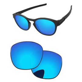 PapaViva Replacement Lenses for Oakley Latch OO9265 53mm Sunglass Ice Blue Polarized