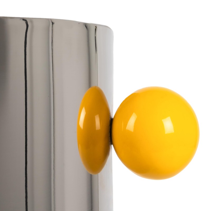 Creative Co-Op Stainless Steel Ice Bucket with Ball Handles and