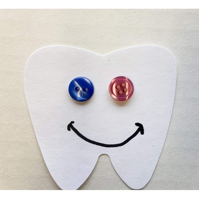 Tooth Small Single Color Creative Foam Cut-Out