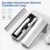 Estuche de viaje para cepillo de dientes eléctrico, plata, 1