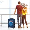 Tibapla 18-32 Inch Travel Luggage Cover, ''Travel Round The World''