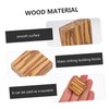 SHINEOFI 24pcs Ring Wood Wooden Jewelry Ring Making Wooden Carving