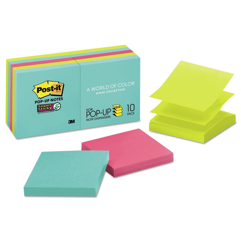 Post-it Pop-up Notes Super Sticky Pop-up 3 x 3 Note