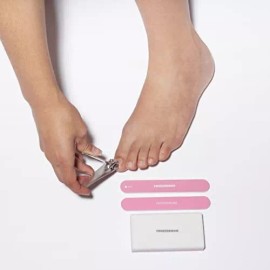Tweezerman Kit De Pedicura Esencial De Té De Rosas Exclusivo De Tweezer