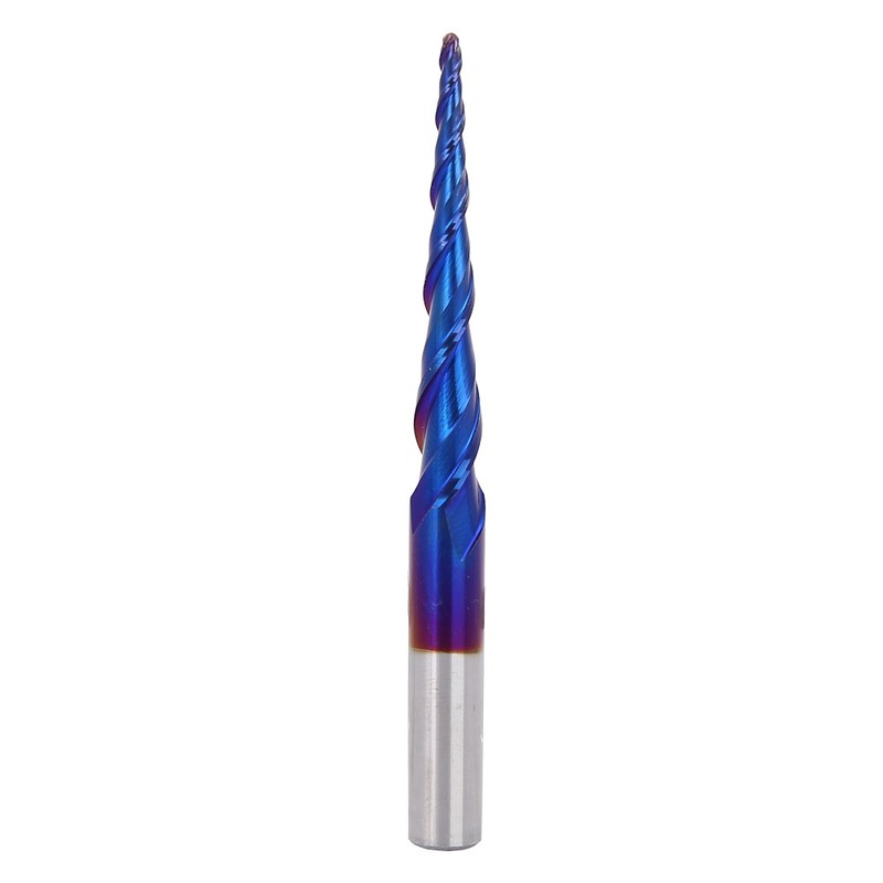 1 Pcs End Mill Tungsten Cemented Carbide 2T Blue Milling