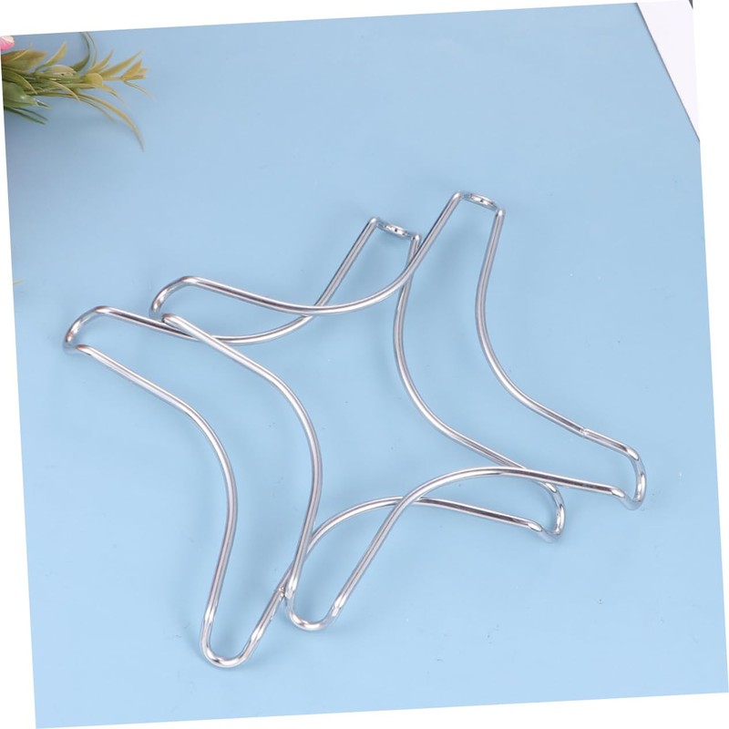 BIUDECO 3Pcs Stainless Steel Star Shape Pot Rack Multi Function
